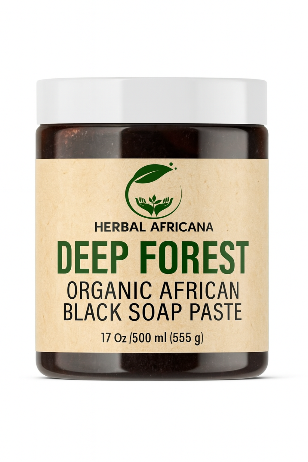 Deep Forest Organic African Black Soap Paste (Premium)